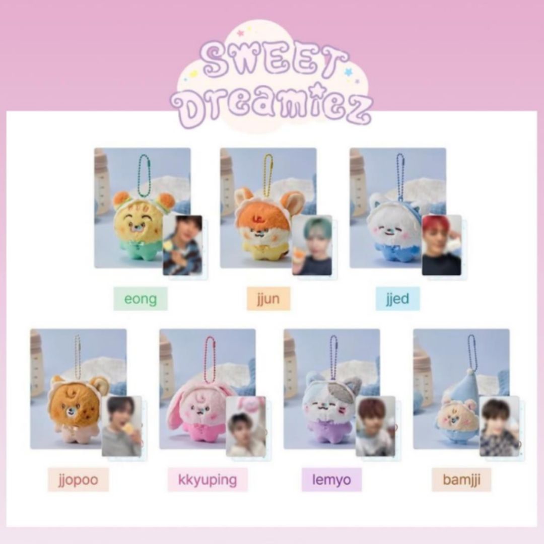 NCT Dream Sweet Dreamiez Baby Plush Keyring — all 7 types